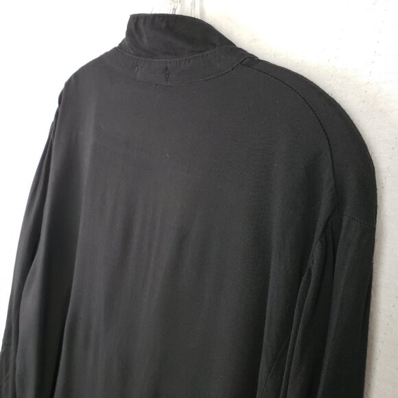 CP Shades Tunic Top Popover Rayon Wool Black Oversized Lagenlook Minimal size M - Picture 9 of 9